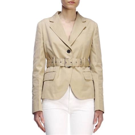 giacca prada beige|Beige Single.